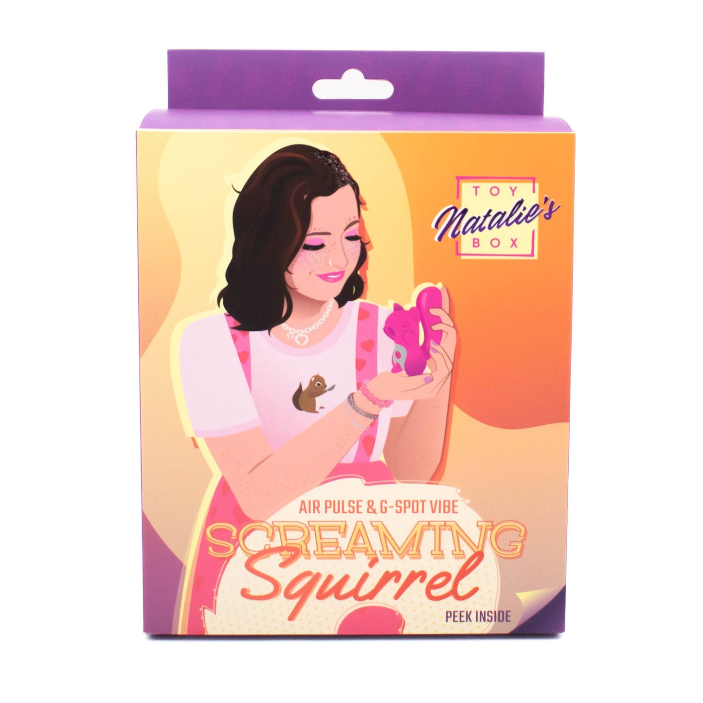 Screaming Squirrel Dual Motor Air Pulse & G-Spot Vibrator