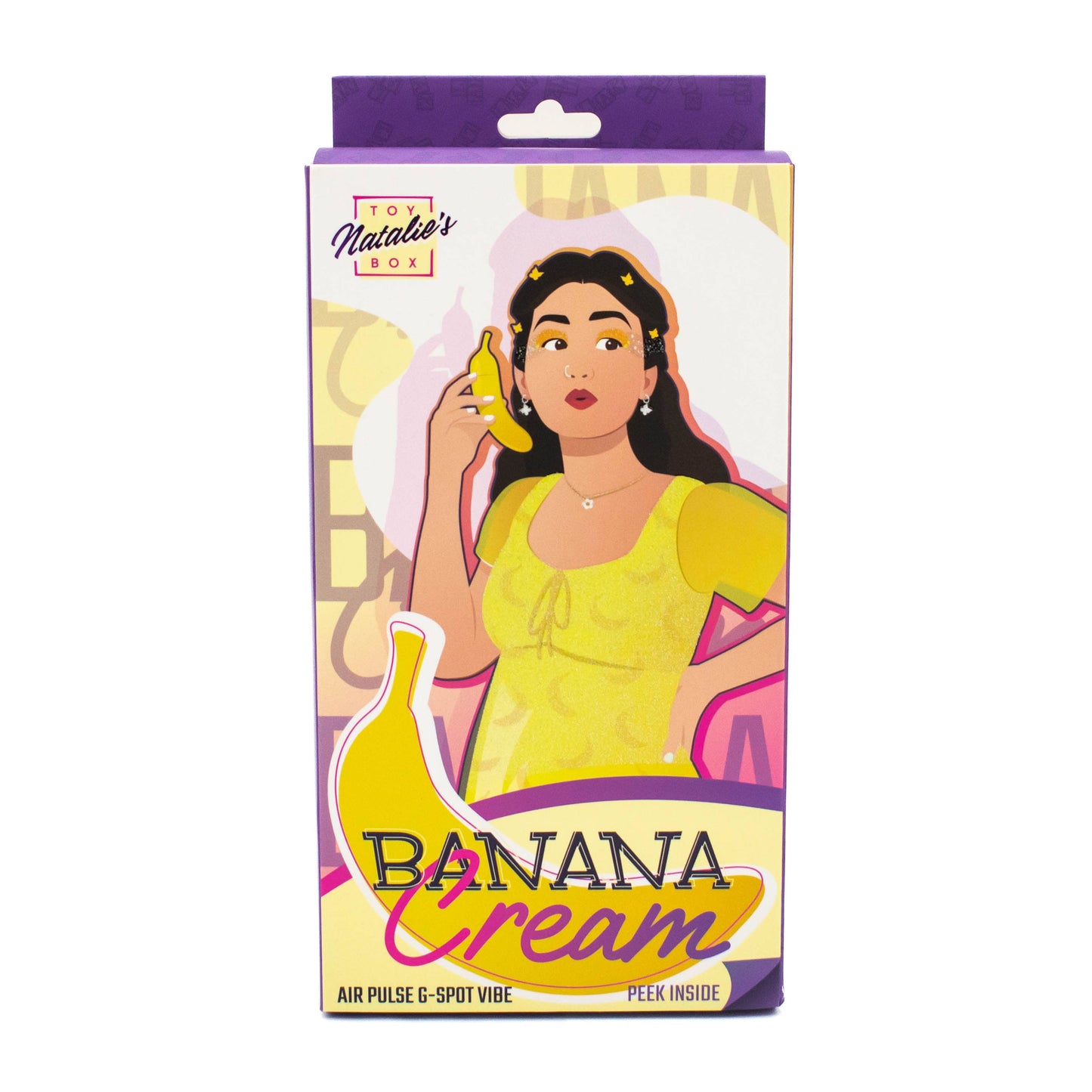 Banana Cream Dual Ended Air Pulse & G-Spot Vibrator