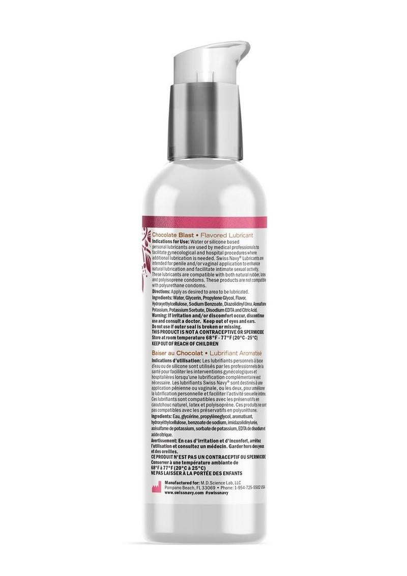 Chocolate kiss flavored lubricant