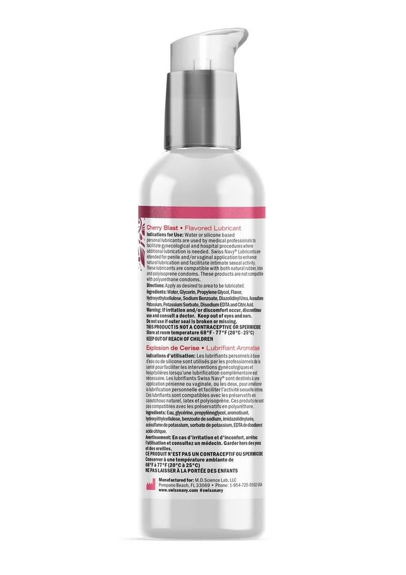 Cherry Blast flavored lubricant