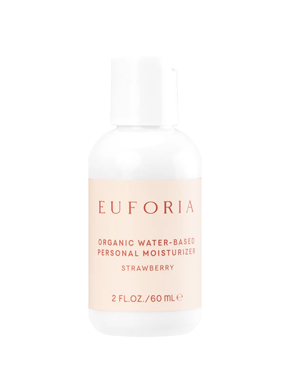 Organic Water-Based Personal Moisturizer Infused with a hint of strawberry flavor