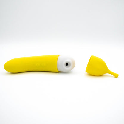 Banana Cream Dual Ended Air Pulse & G-Spot Vibrator