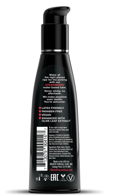 Aqua Flavored Water Based Lubricants - 8 Flavors - 4 oz or 2 oz