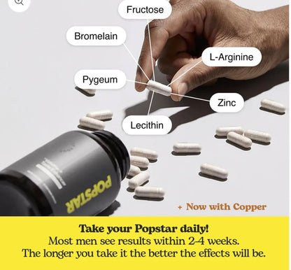 POPSTAR Labs Volume & Taste / Fertility Support