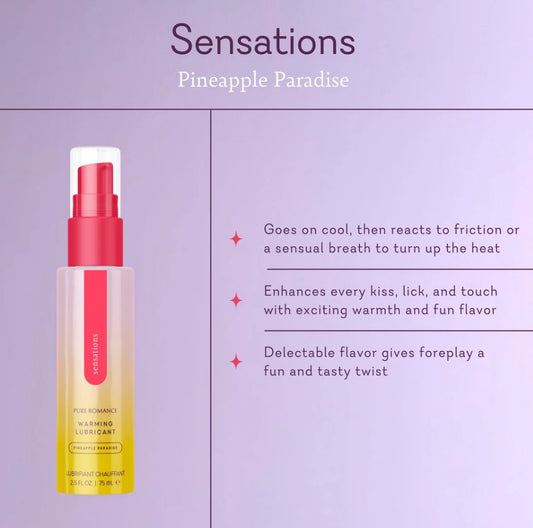 Sensations - Warming, Flavored Lubricant