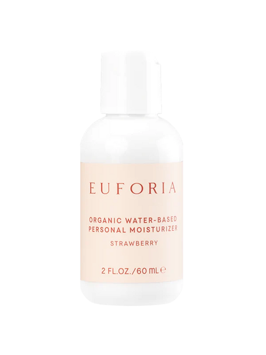 Organic Water-Based Personal Moisturizer Infused with a hint of strawberry flavor