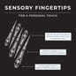 Sensory Fingertips Tantalizing Finger Covers Length: 4.75 in./12.1 cm